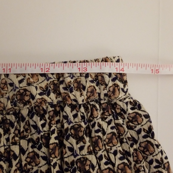 Francesca's Navy Paisley Swing Skirt - Picture 7 of 7